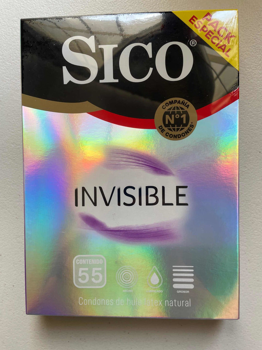 Paquete Con 55 Condones Sico Ultra Sense