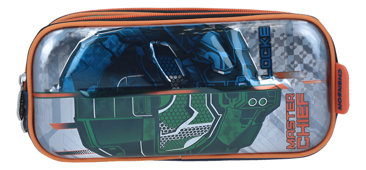 Lapicera Escolar Chenson Halo Master Chief Porta Lapices
