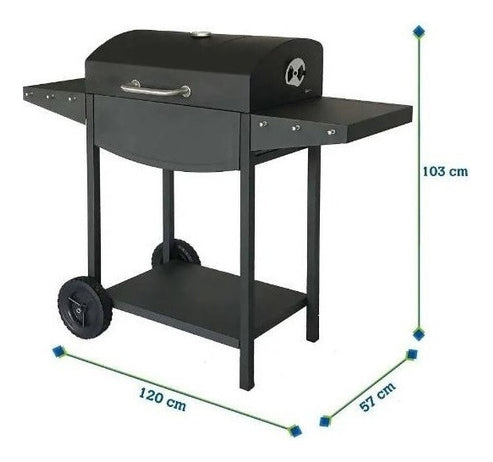 Asador De Carbón Member's Mark Con Indicador De Temperatura