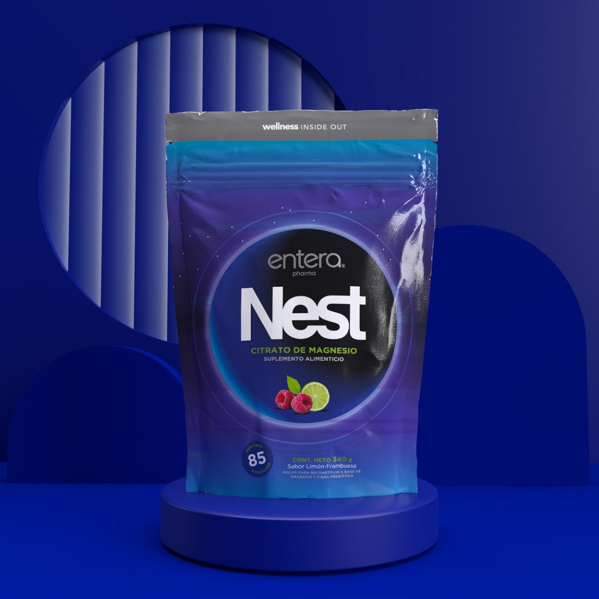 Entera Pharma Nest, Citrato De Magnesio, 340g Sabor Limon-fr