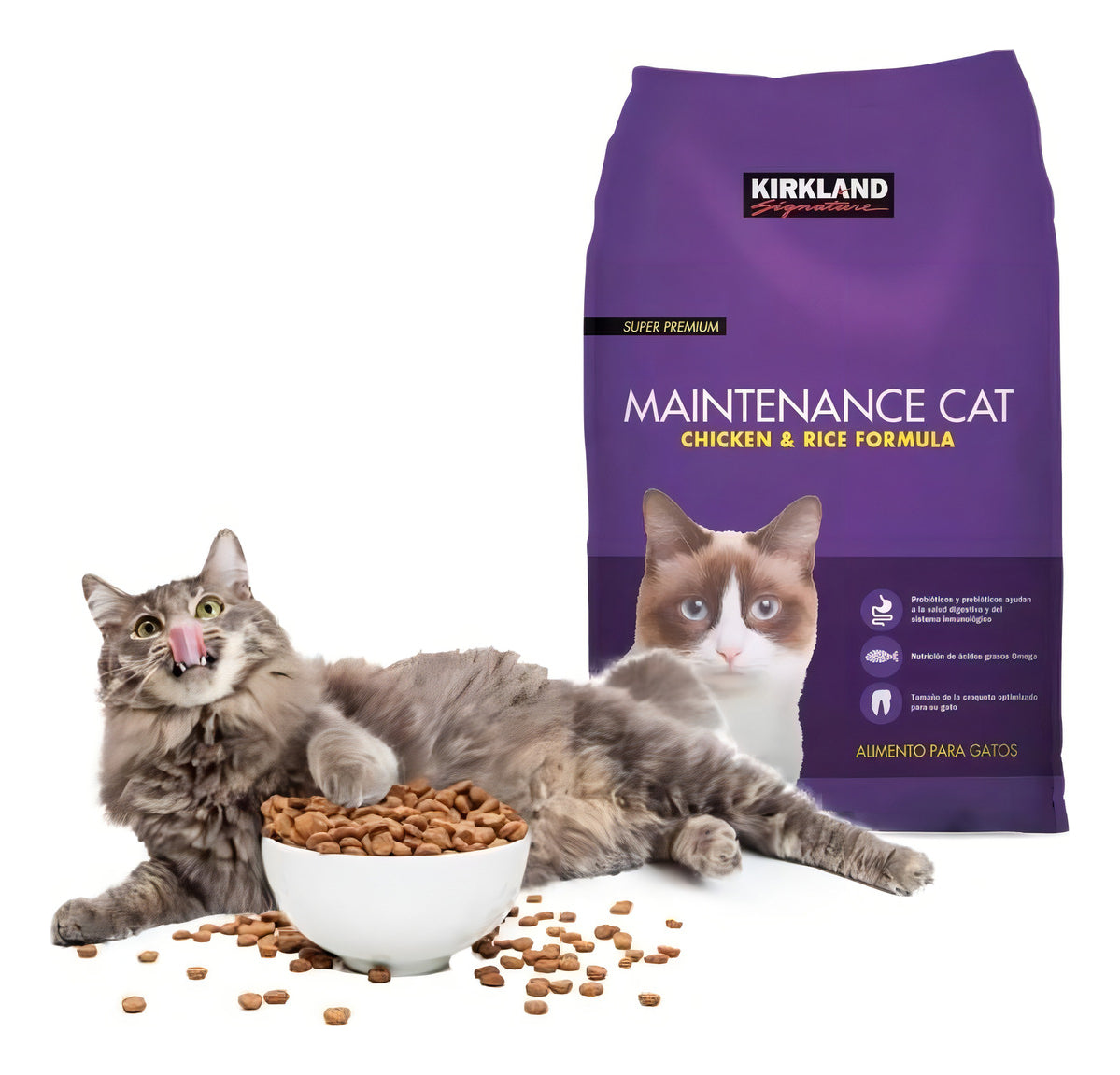 Alimento Para Gato Pollo/arroz 11 Kg Kirkland Signature