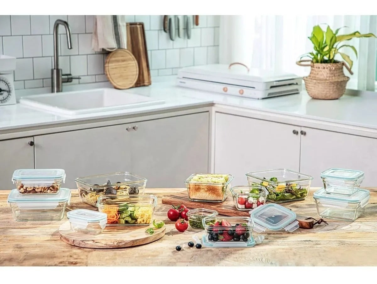 Contenedores De Vidrio Alimento Members Mark Glasslock 24 Pz