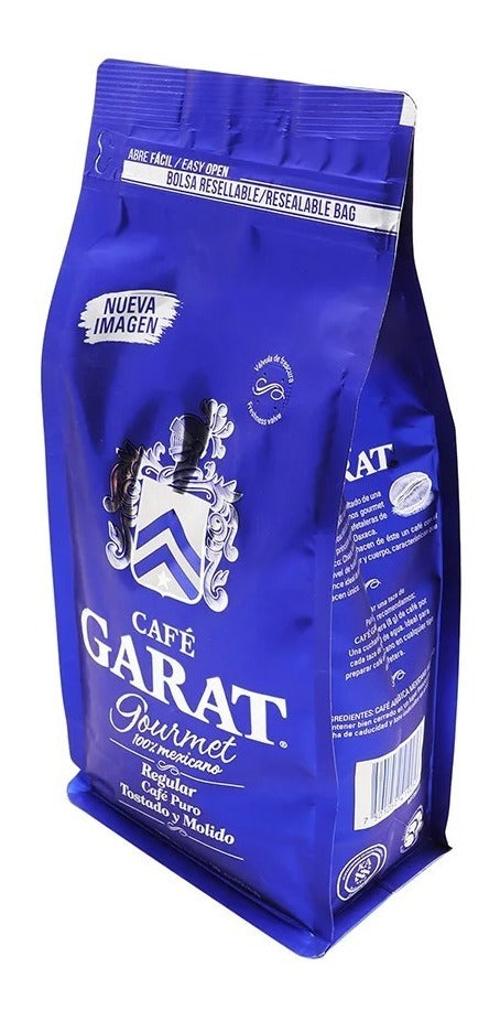 Garat Café Molido Gourmet Regular 100% Mexicano Paquete 1.1
