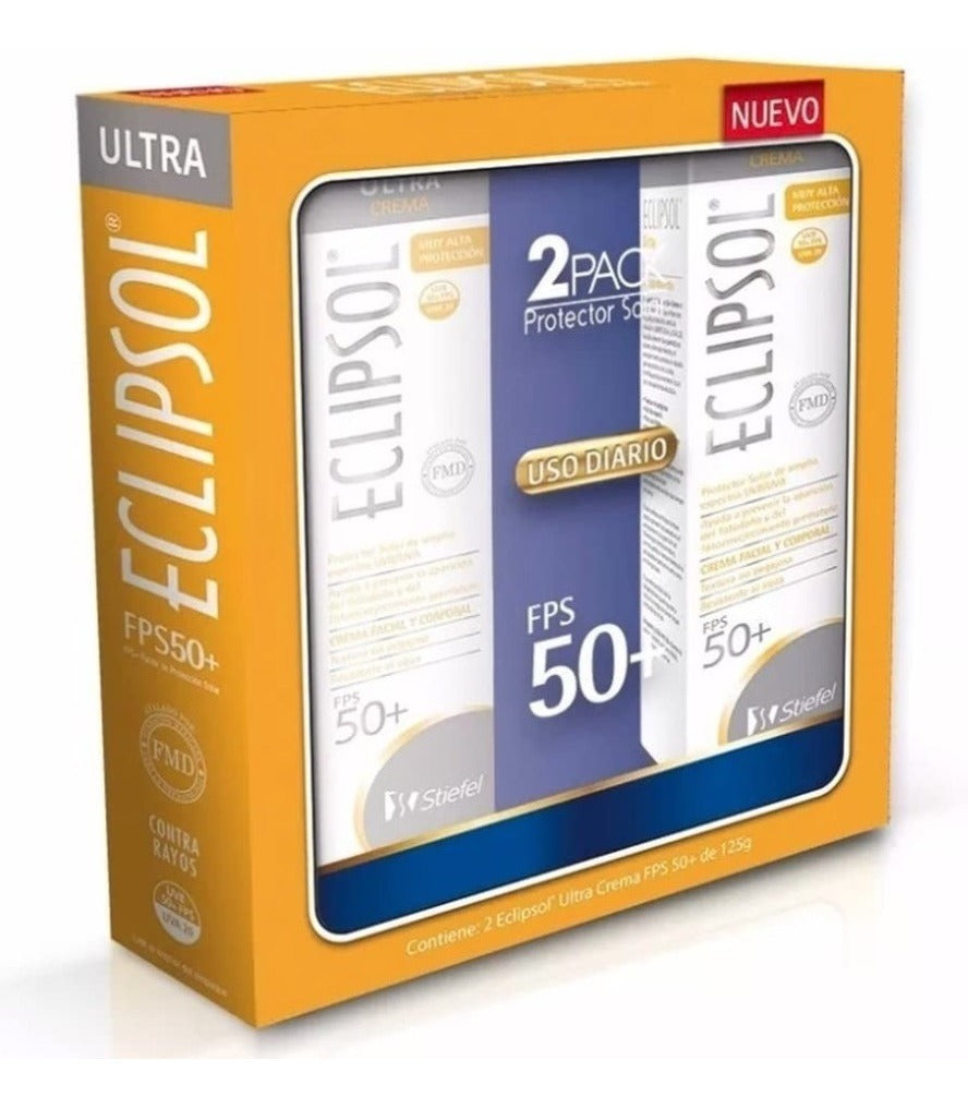 Pack Con 2 Eclipsol Ultra 125 Gr. C/u. Fps 50+ Uso Diario
