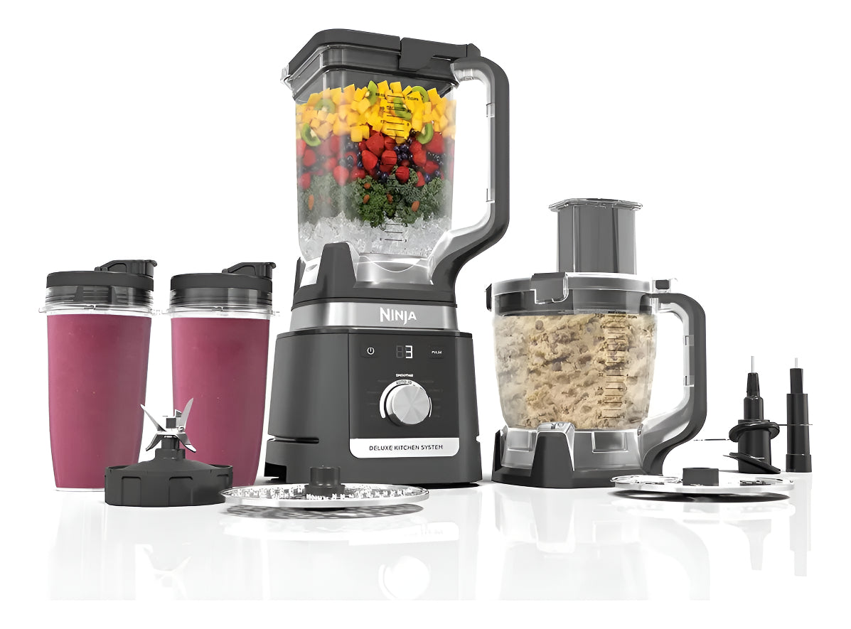 Licuadora Ninja Deluxe 2.6l, Procesador 9 Tazas Y 2 Vasos