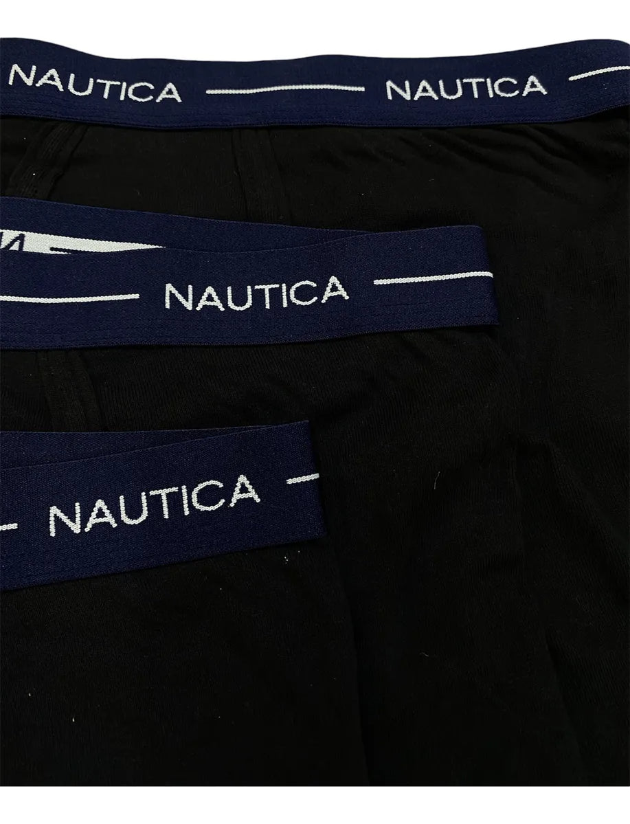 Nautica  Set Bóxer Largo De Algodón Para Hombre 3 Piezas