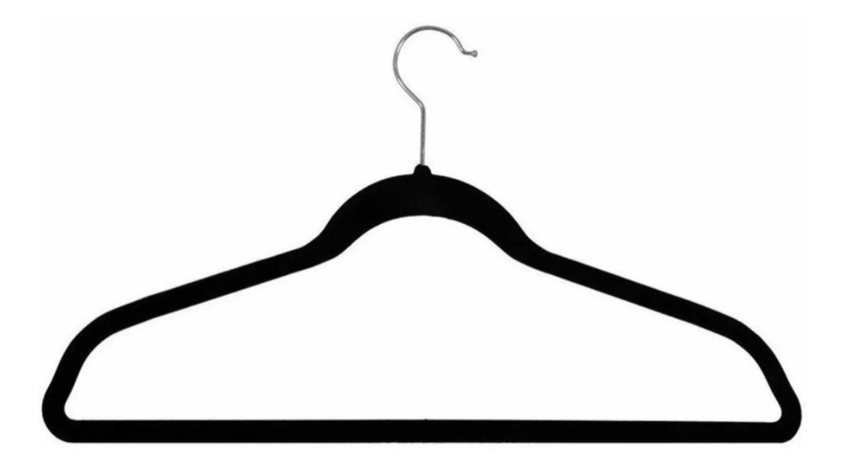 Set De 50 Ganchos De Ropa Con Terciopelo