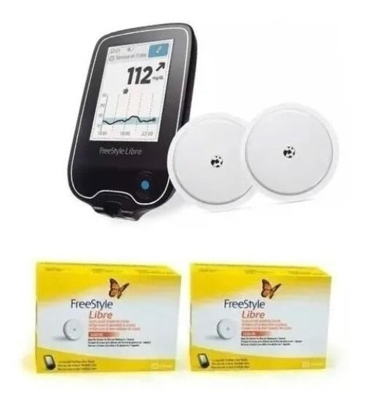 Glucómetro Continuo Freestyle Libre Kit Lector + 2 Sensores
